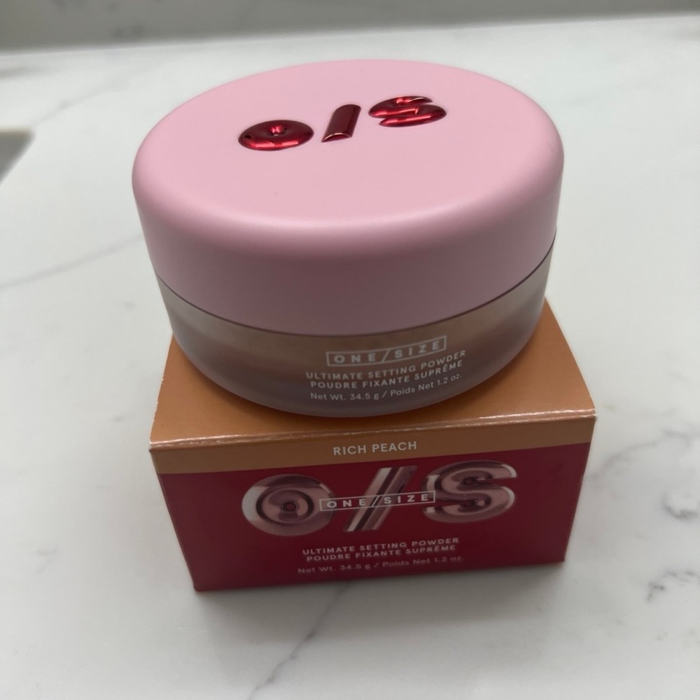 ONE/SIZE Ultimate Setting Powder in Rich Peach